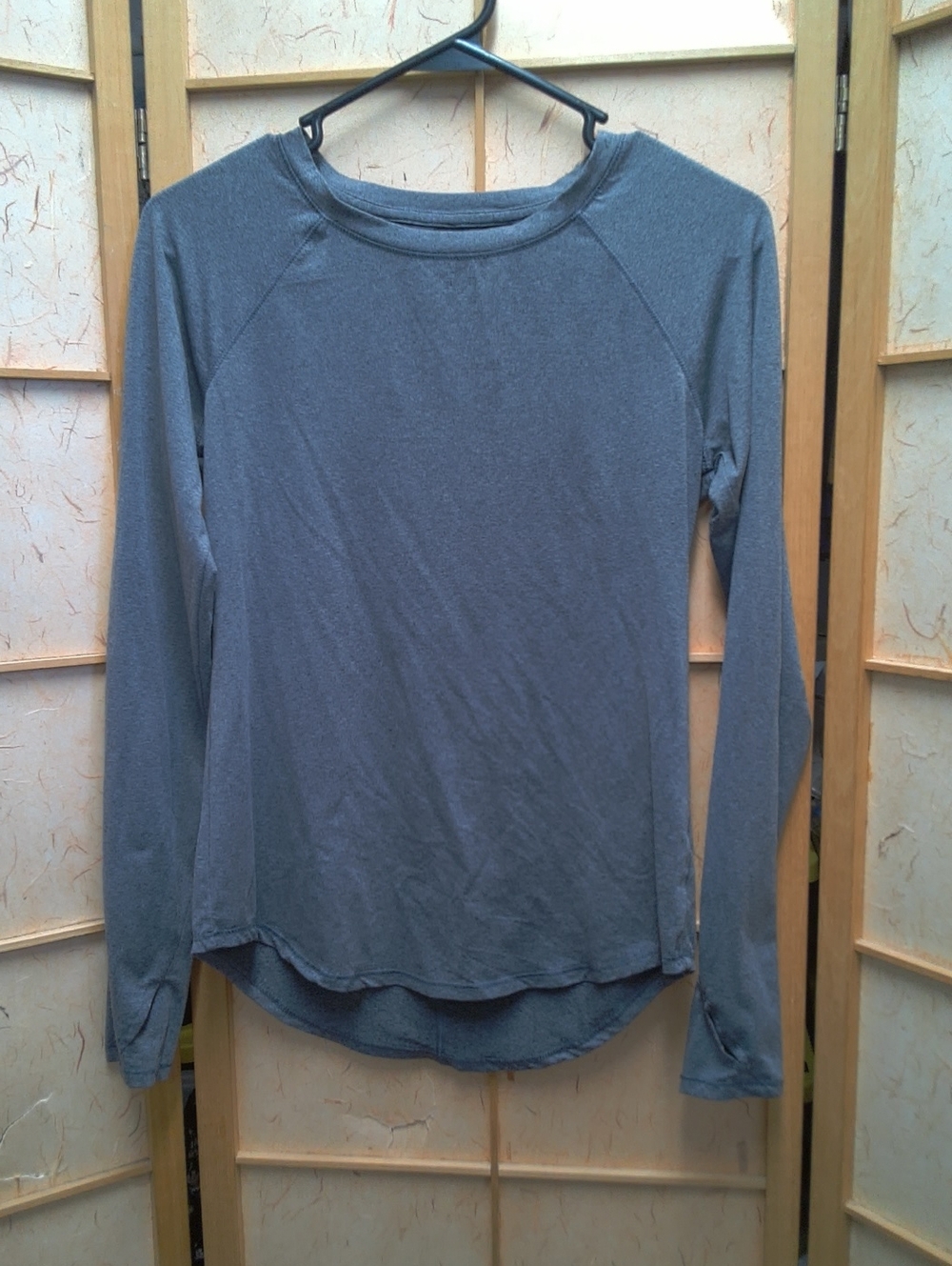 all in motion Long Sleeve Crewneck Top - Gray Athletic Wear